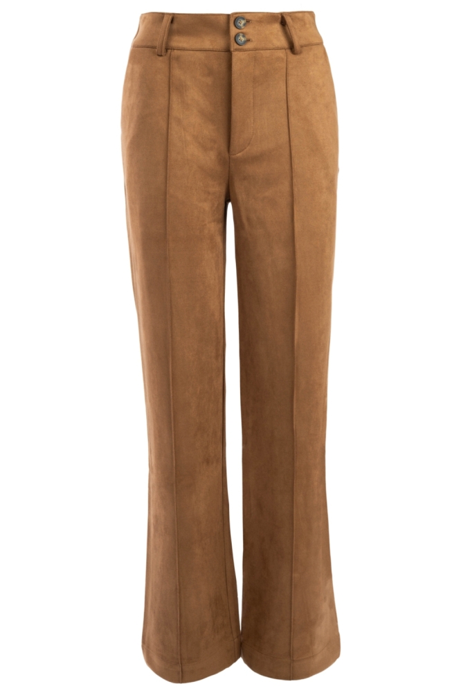 NED bruine dames broek | Vooraanzicht