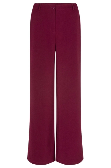 Ydence Broek PANTS SOLANGE TALL FS2663 BURGUNDY