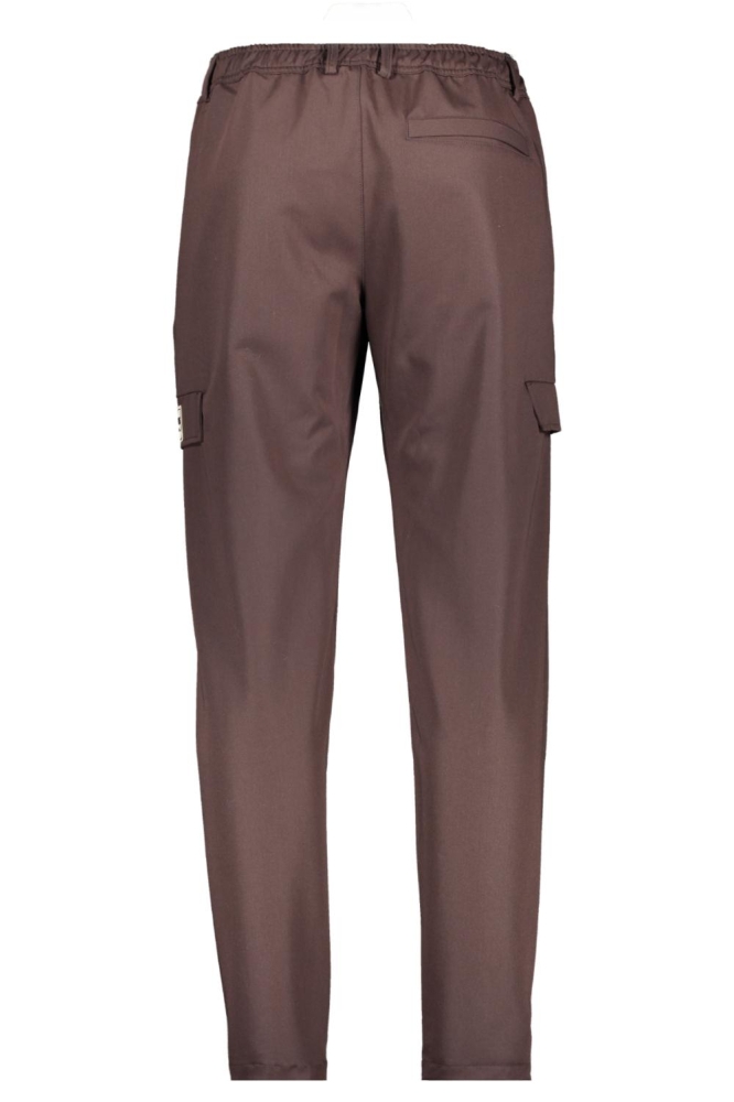 Malelions bruine heren broek | Achteraanzicht