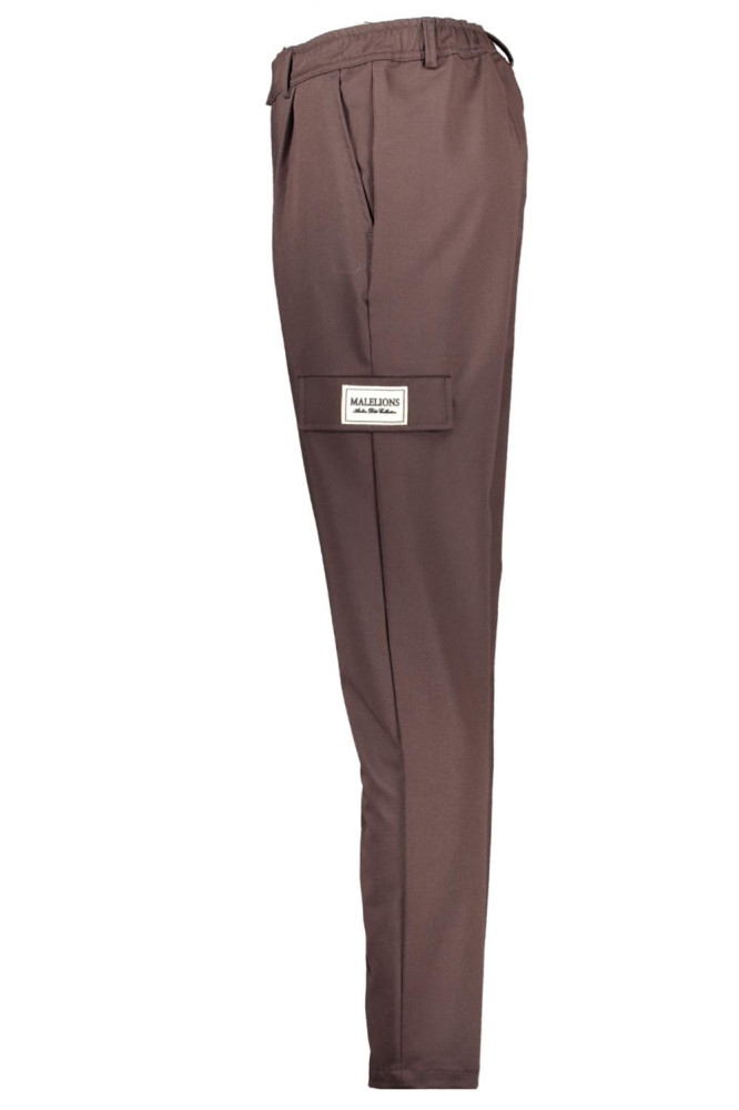 Malelions bruine heren broek | Zijaanzicht
