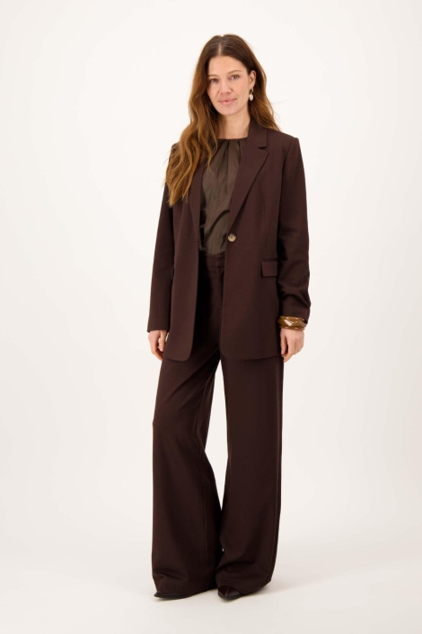 Zusss bruine dames broek | Model