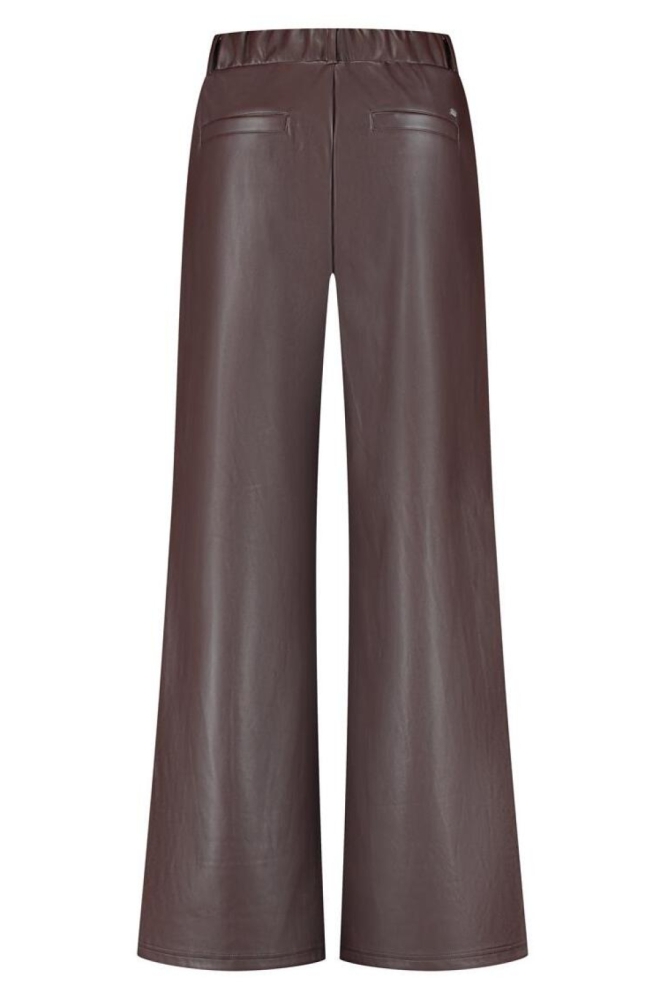 Lady Day bruine dames broek | Achteraanzicht