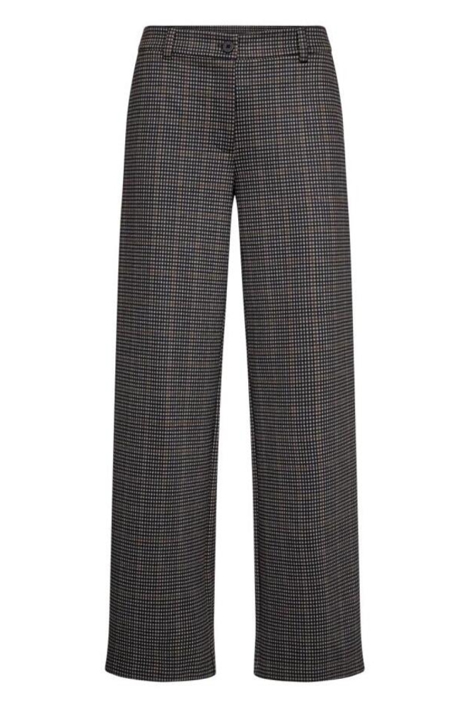 Freequent taupe dames broek | Vooraanzicht