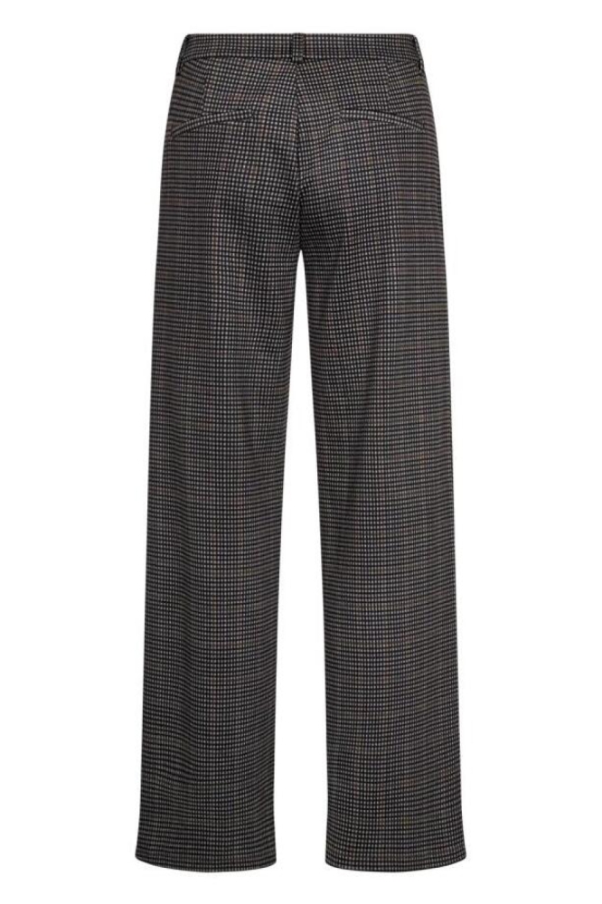 Freequent taupe dames broek | Achteraanzicht