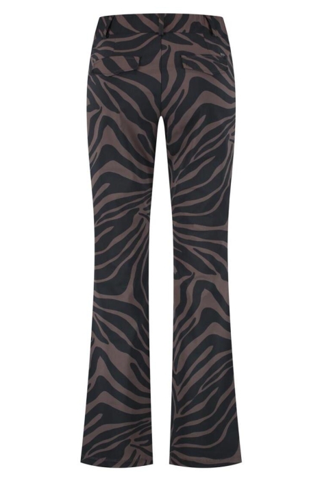 Lady Day bruine dames broek | Achteraanzicht