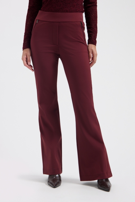 Lady Day bordeaux dames broek | Model