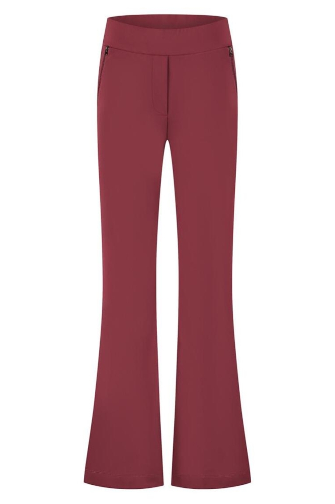Lady Day bordeaux dames broek | Vooraanzicht