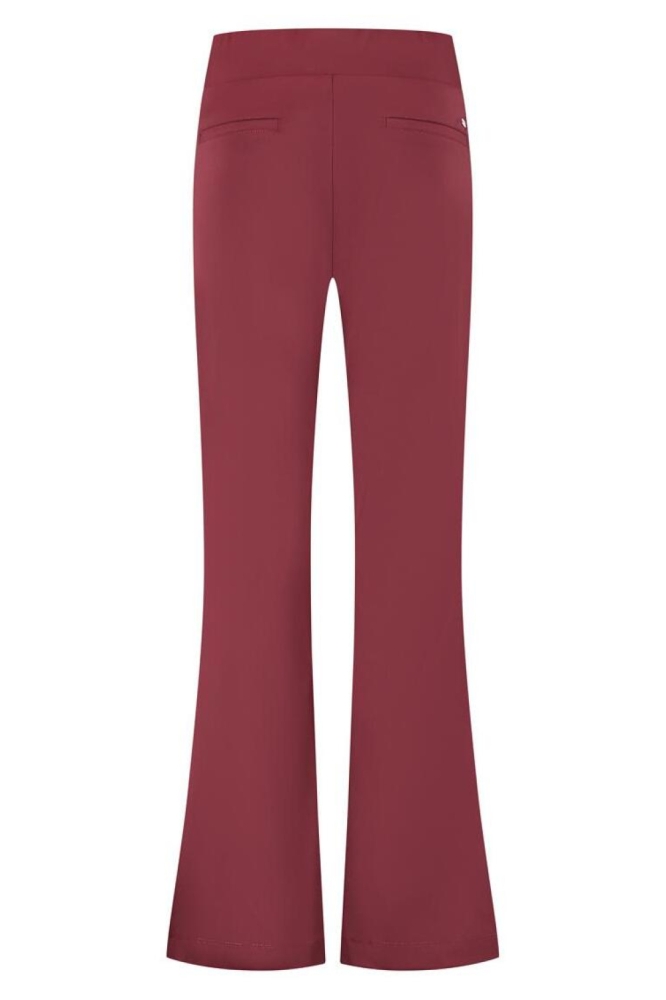 Lady Day bordeaux dames broek | Achteraanzicht