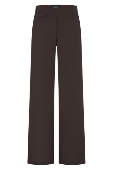 Lady Day Broek MILANA BONDED L14 775 3528 DARK BROWN