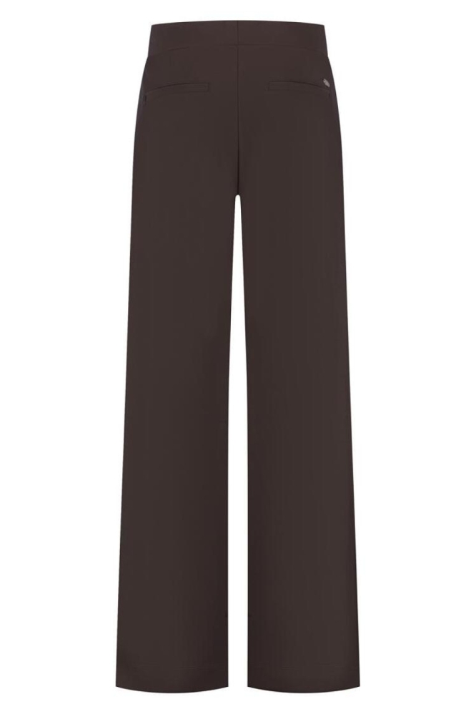 Lady Day bruine dames broek | Achteraanzicht