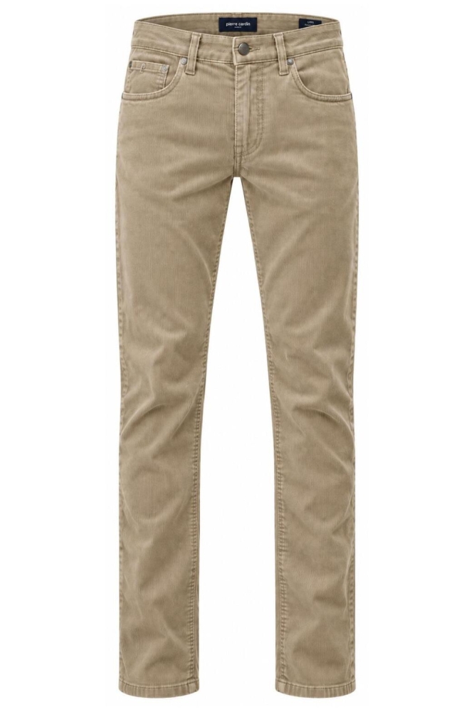 Pierre Cardin beige heren broek | Vooraanzicht