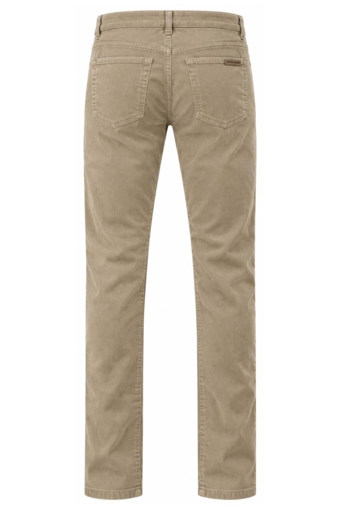 Pierre Cardin beige heren broek | Achteraanzicht