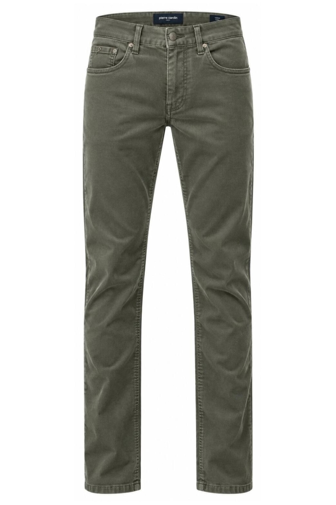Pierre Cardin groene heren broek | Vooraanzicht