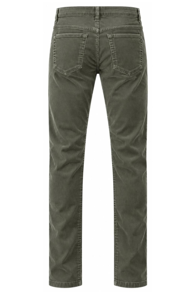 Pierre Cardin groene heren broek | Achteraanzicht