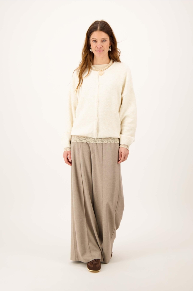 Zusss beige dames broek | Model