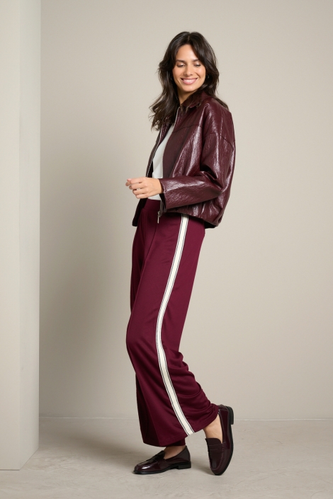 LolaLiza bordeaux dames broek | Model