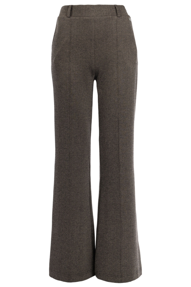 TQ Amsterdam bruine dames broek | Vooraanzicht