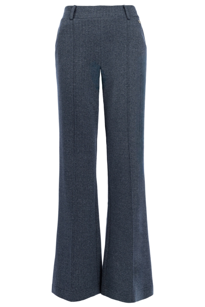 TQ Amsterdam blauwe dames broek | Vooraanzicht
