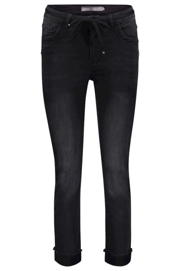 Geisha Jeans ETHEL JEANS TURN UP black denim black denim