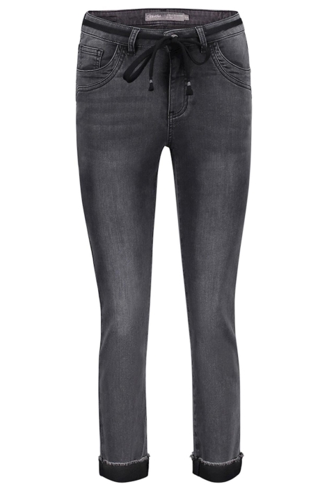 Geisha zwarte dames jeans | Vooraanzicht
