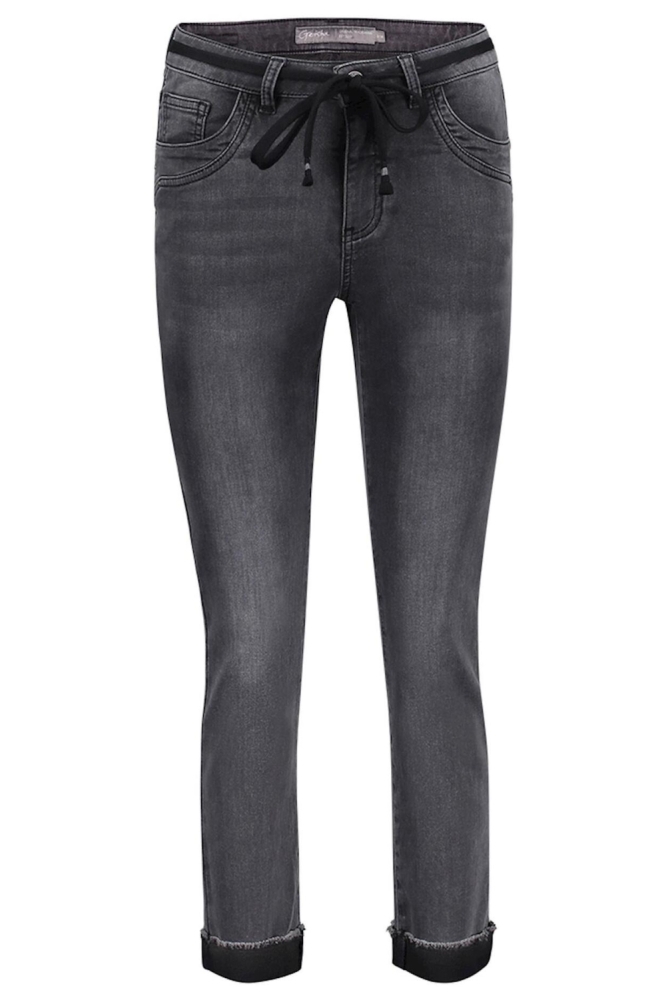 Geisha zwarte dames jeans | Vooraanzicht