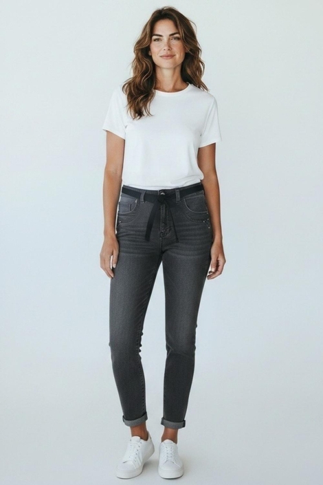 Geisha zwarte dames jeans | Model