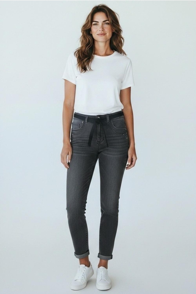 Geisha zwarte dames jeans | Model