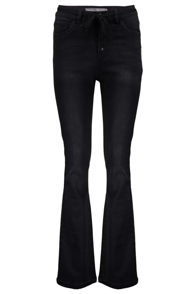 Geisha zwarte dames jeans | Vooraanzicht