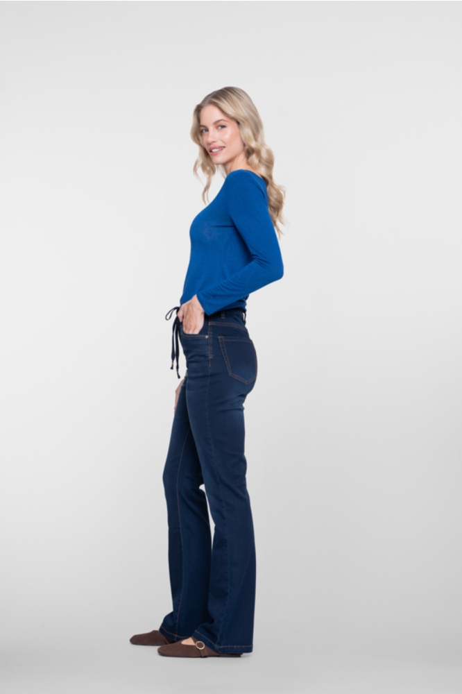 Geisha blauwe dames jeans | Model
