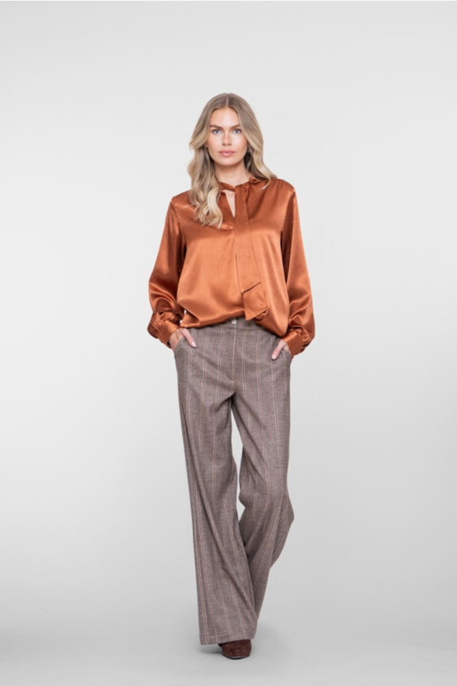 Geisha bruine dames broek | Model