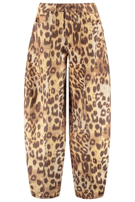 Harper & Yve camel dames jeans | Vooraanzicht