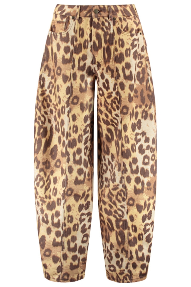 Harper & Yve camel dames jeans | Vooraanzicht
