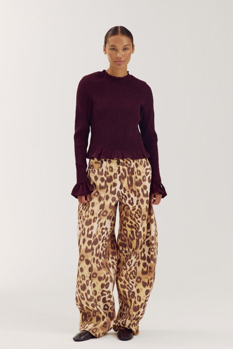 Harper & Yve camel dames jeans | Model