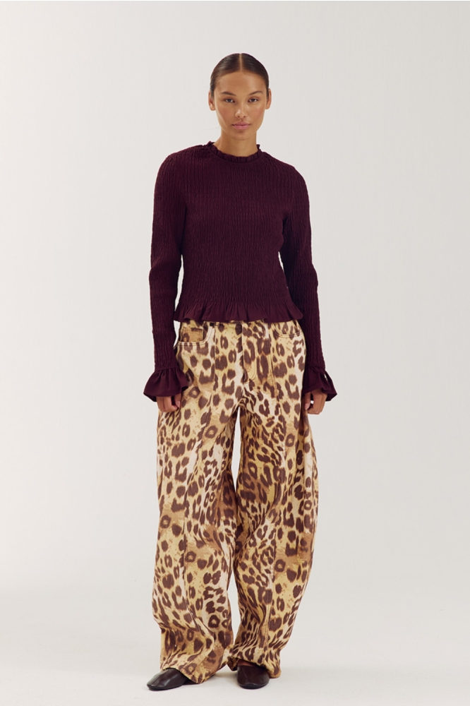 Harper & Yve camel dames jeans | Model