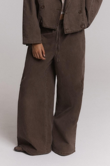 Refined Department Broek MILA PANTS R2610146295 604 CHOC BROWN