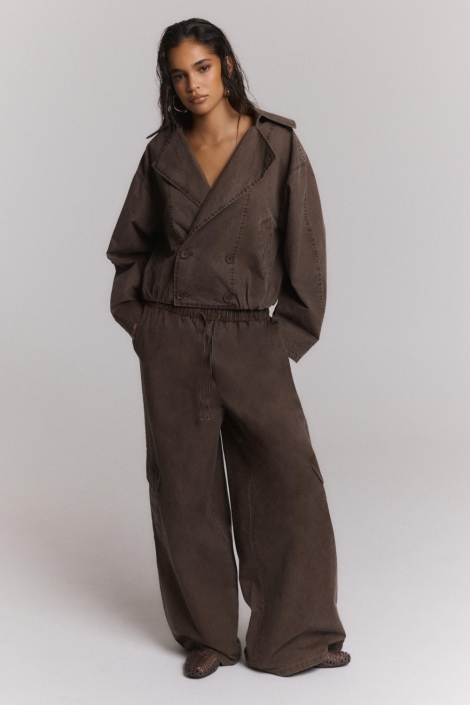 Refined Department bruine dames broek | Model