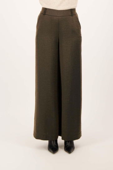 Zusss Broek SATIJNEN BROEK MET GLANS 0303 0101 5004 CHAMPAGE GOLD