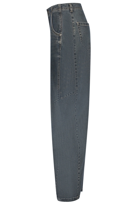 Geisha blauwe dames jeans | Zijaanzicht