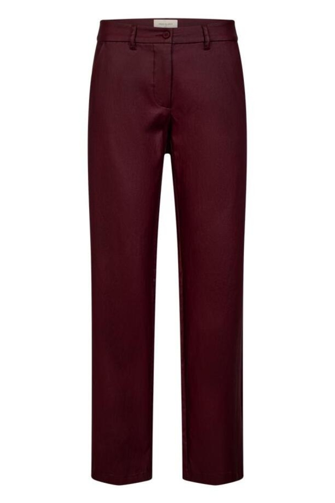 Freequent bordeaux dames broek | Vooraanzicht