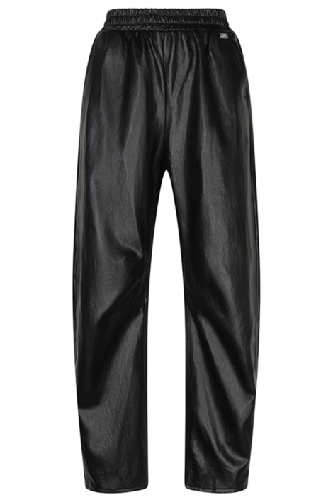 Lofty Manner zwarte dames broek | Vooraanzicht