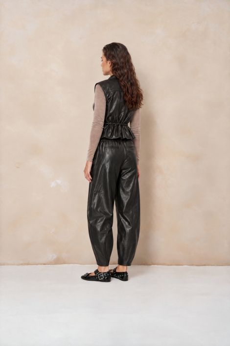 Lofty Manner zwarte dames broek | Model