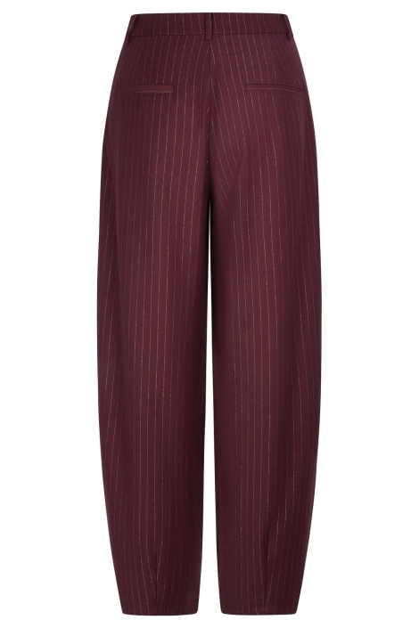 Ydence bordeaux dames broek | Achteraanzicht