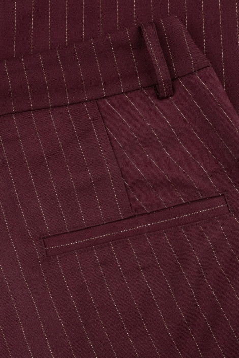 Ydence bordeaux dames broek | Close up