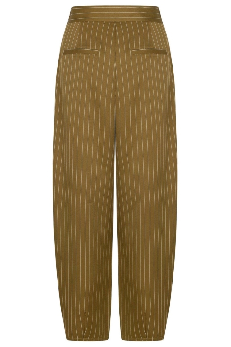 Ydence groene dames broek | Achteraanzicht