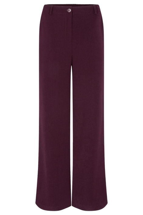 Ydence paarse dames broek | Vooraanzicht