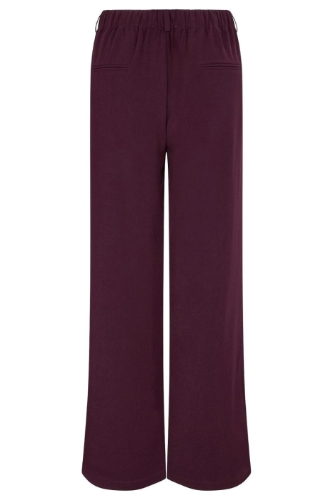 Ydence paarse dames broek | Achteraanzicht