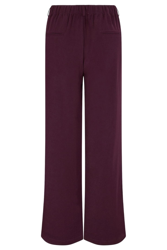 Ydence paarse dames broek | Achteraanzicht