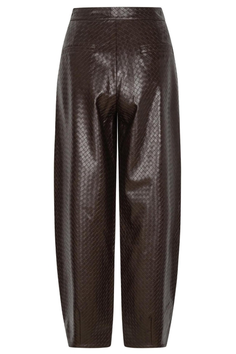 Ydence bruine dames broek | Achteraanzicht