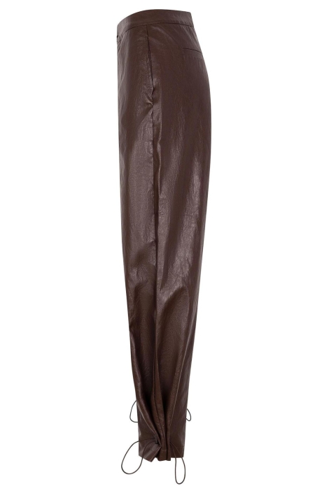 Ydence bruine dames broek | Zijaanzicht