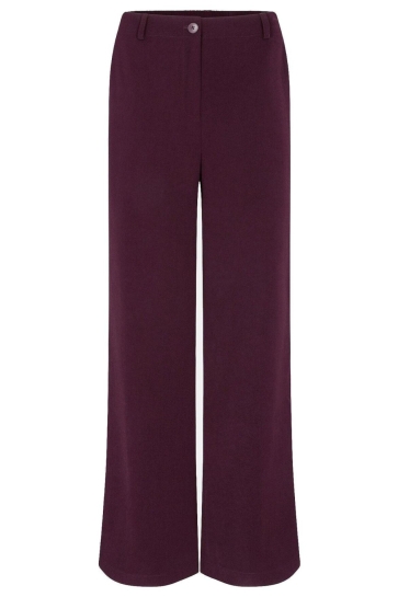 Ydence Broek PANTS SOLANGE TALL WS2677 PLUM
